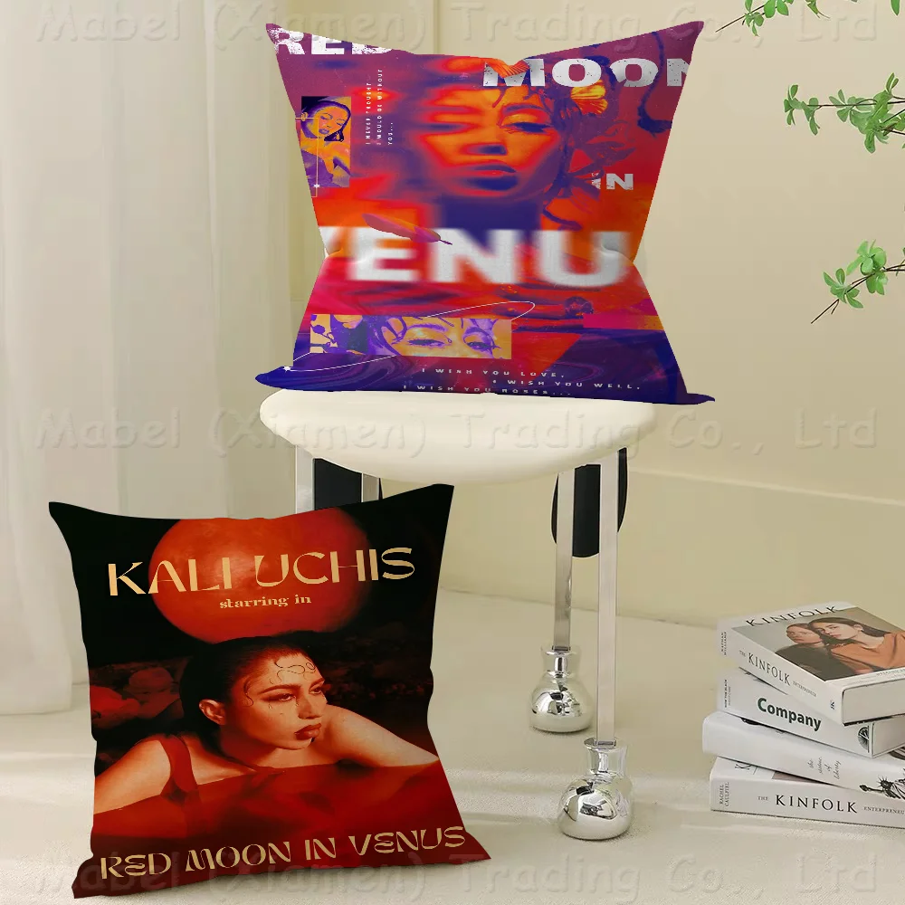 

K-Kali U-Uchis Cushion Cover Inches Farmhouse Decor Home Throw Pillow Covers For Couch Decorations