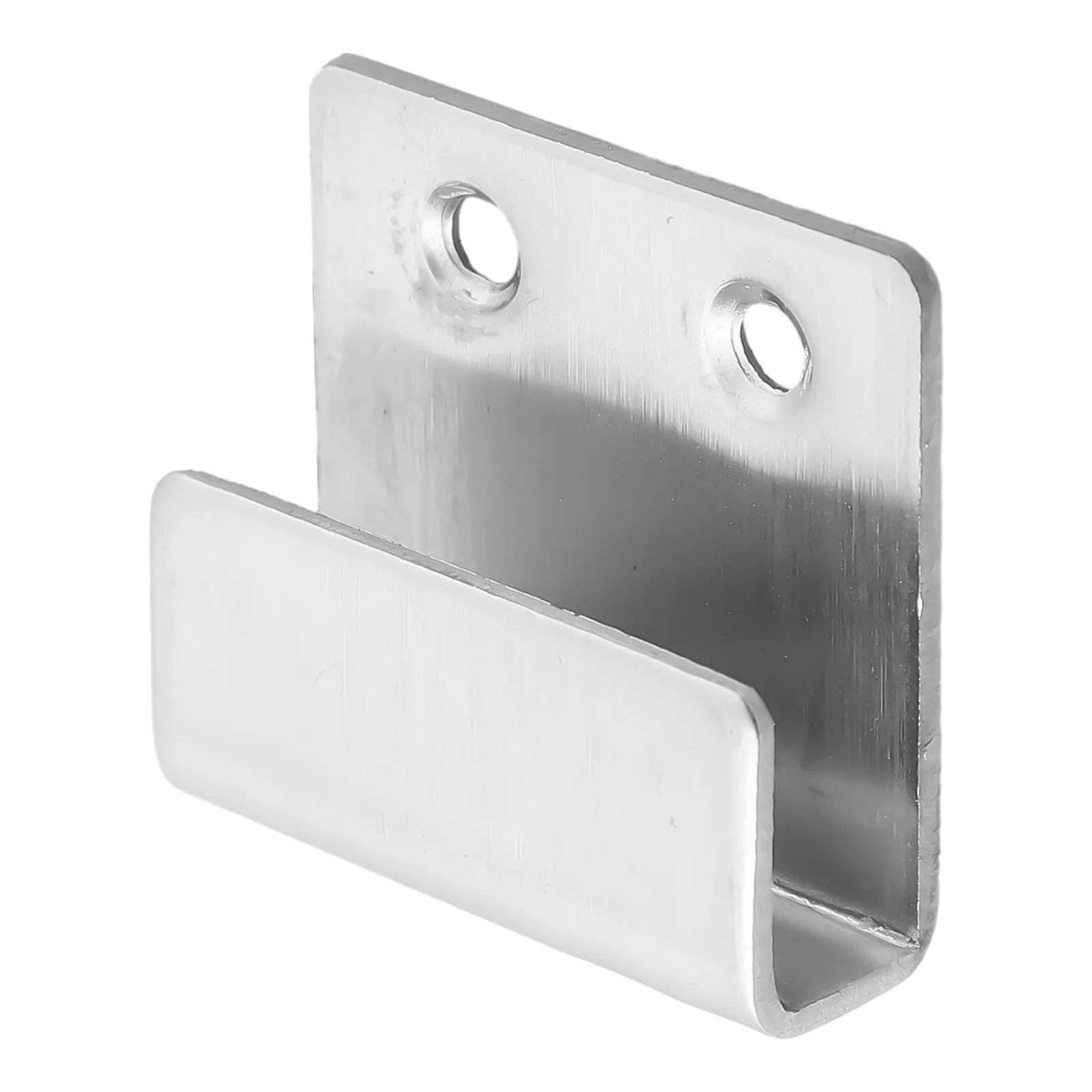 Silver U-shape Stainless Steel Hanging Code Ceramic Tile Display Buckle Corner Brackets Joint Fastener Screens Wall Support