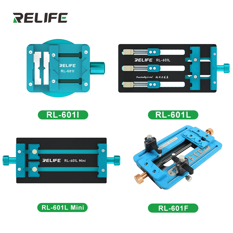 RL-601L/601L Mini Motherboard Fixture Double-slot and Three-axis Multipurpose Clamp for Phone Motherboard Soldering Repair Tool