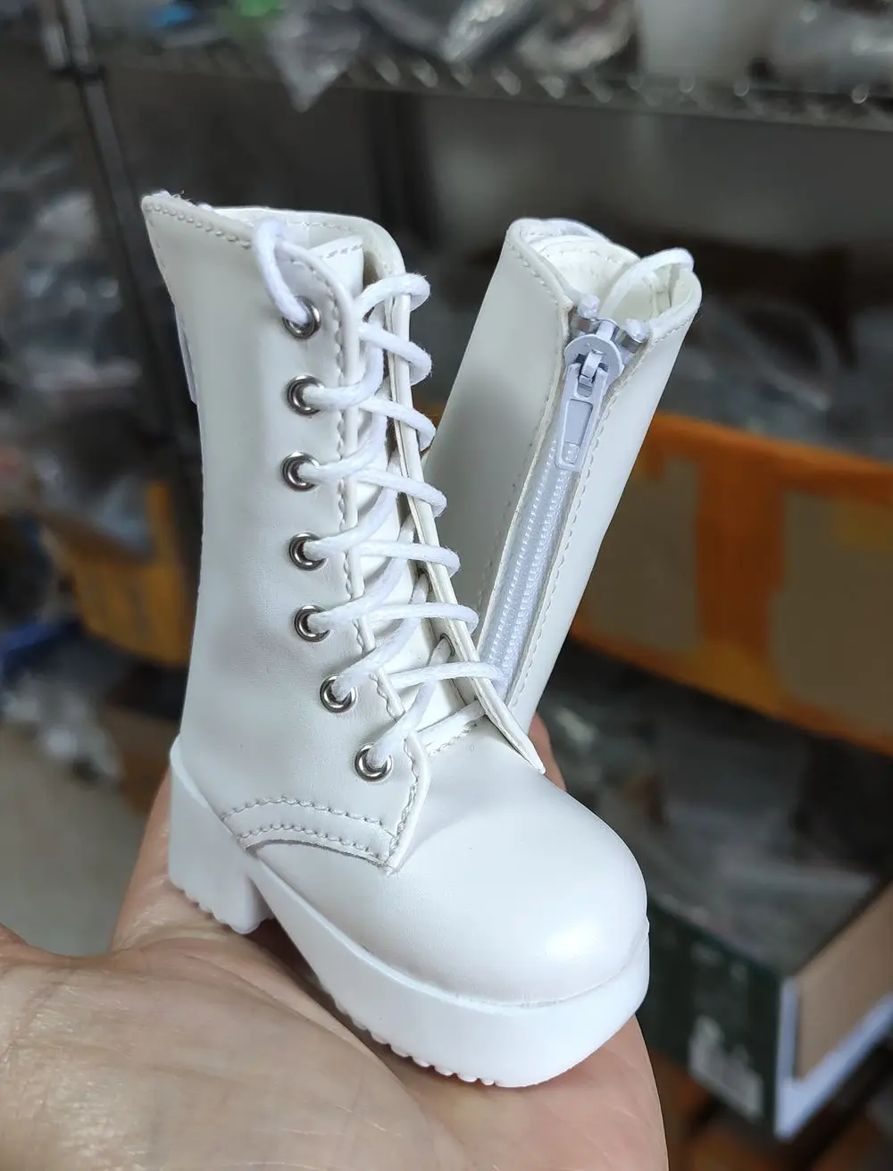 1/3 1/4 woman man boy girl SD AOD DOD BJD MSD Dollfie Synthetic Leather PU boots Shoes black white brown shoes YG008