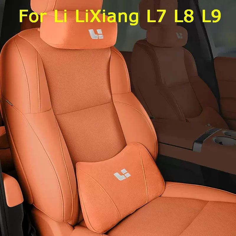 For Li Lixiang L7 L8 L9 2022-2023 Car Headrest Lumbar Pillow Original Neck Pillow Cushion Interior Decoration Accessories