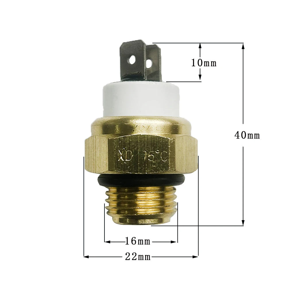 二輪車用ユニバーサル電気ラジエーター,水温度サーモスタット,ktm exc excf sx sxf xcw用温度センサー