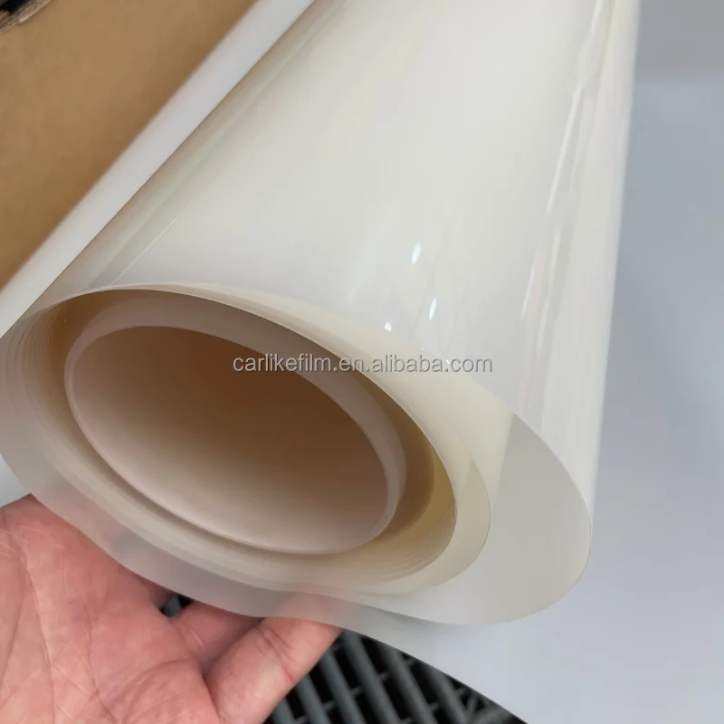 Hoogglans TPU autolakbeschermingsfilm PPF doorzichtige beha krasbestendige omslag