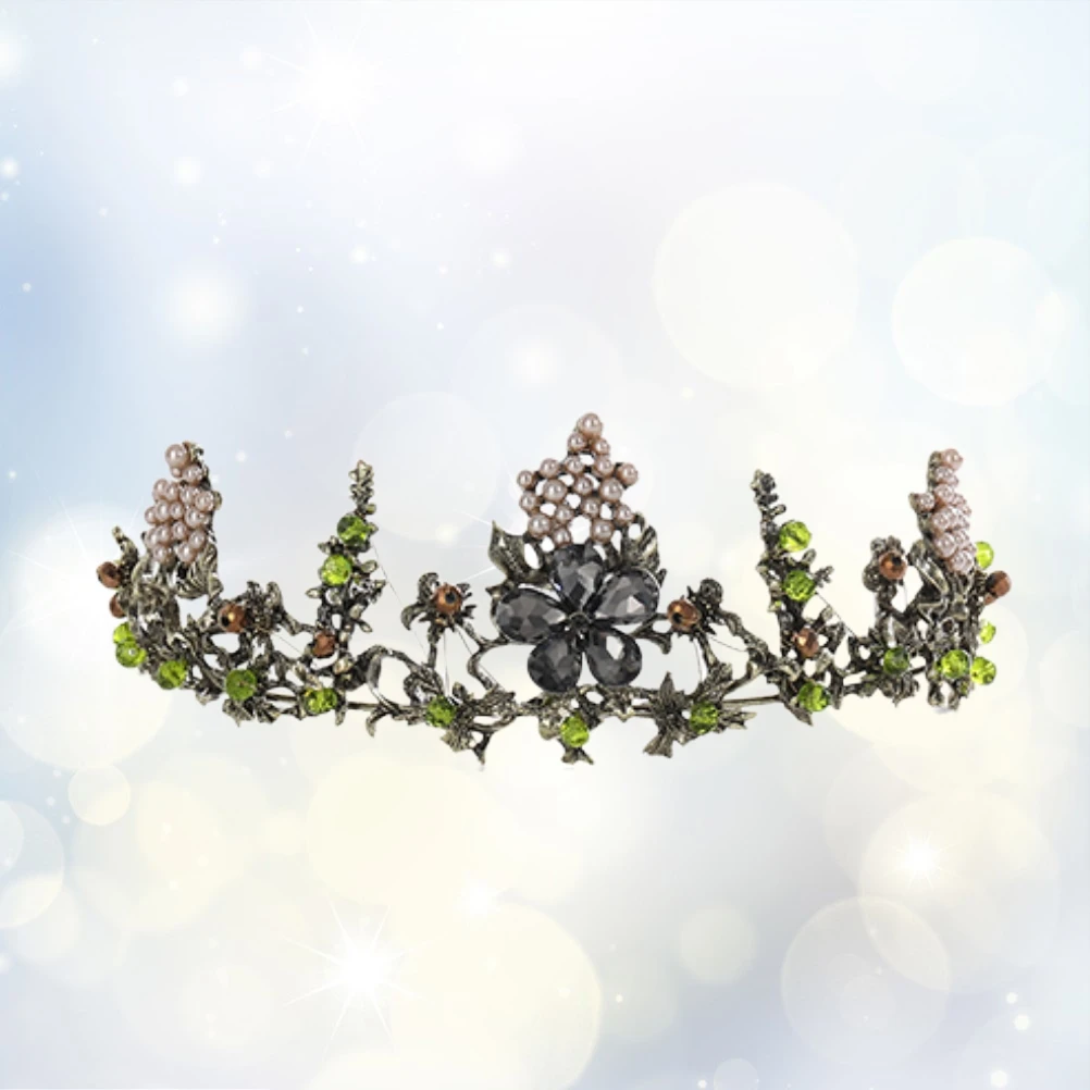 

Элегантный головной убор со стразами для женщин, аксессуары для невесты, свадебной вечеринки, выпускного вечера, ретро ювелирные изделия, декоративная часть волос