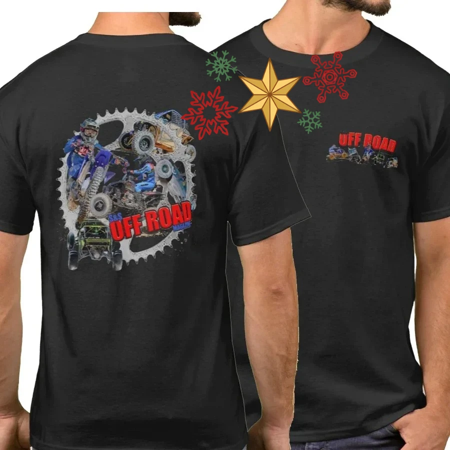 Fashion Off Road Sprocket Off-road Vehicle Crosscountry Motorcycle T Shirt. Short Sleeve 100% Cotton Casual T-shirts Loose Top