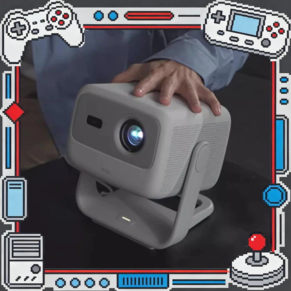 

JMGO N1S Projector Tricolor laser 4K 1200cvia 1600：1 Ultra High Dynamic Contrast Projectors Intelligent Obstacle Avoidance