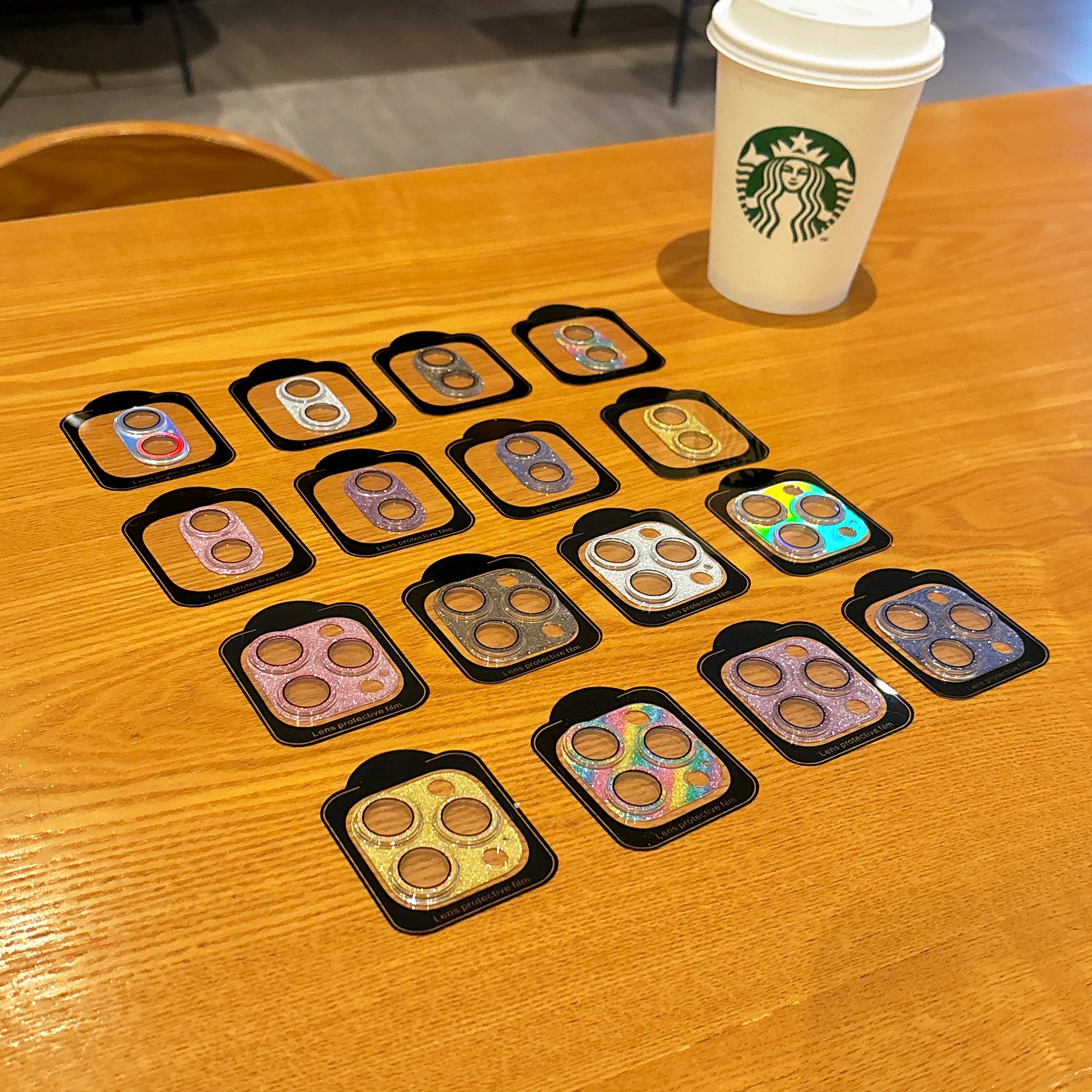 بريق بلينغ كامل كاميرا درع حامي آيفون 17 برو 17 15 14 برو ماكس زائد عدسة الحرس الزجاج المقسى فيلم حلقة الغطاء الخلفي