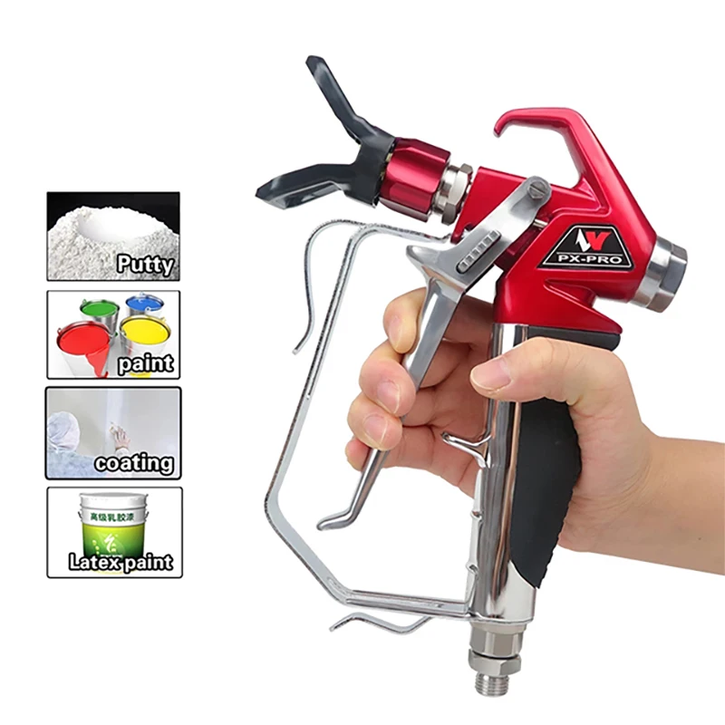 Professional Airless Spray Gun High Pressure 3600PSI With Nozzle Guard  Airless Spraying Machine For Wagner Titan Painting Tools