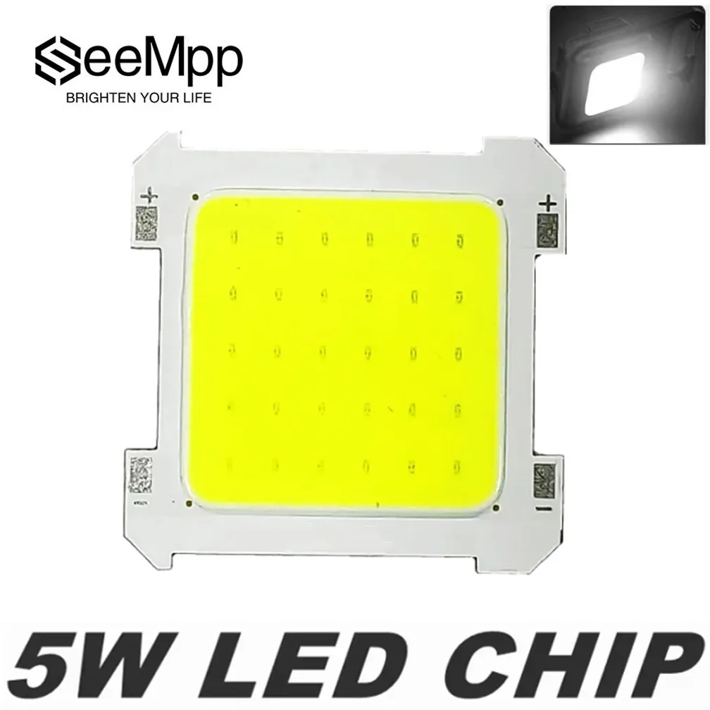 5W LED COB CHIP DC 2.8-3.2V dla USB Przenośny mini brelok do kluczy Kempingowa latarka kieszonkowa Outdoor High z jasnym białym światłem