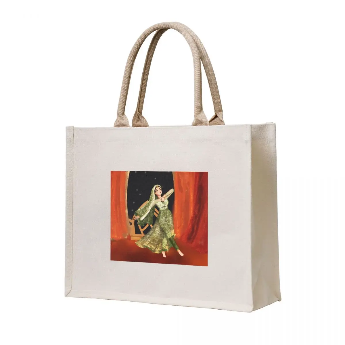 

Indian girl dance, maar dala, devdas Tote Bag shopper bag women custom fabric bag Shopper eco folding