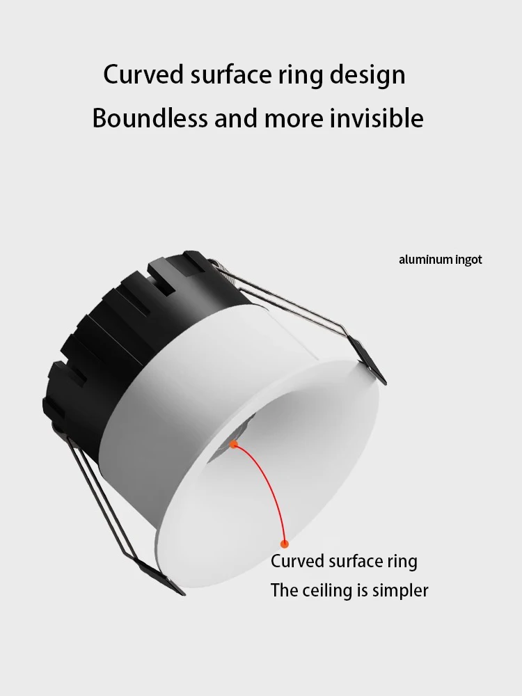 Led スポットライト凹型小さなビーム角スポットライト 3 8 15 度天井ランプ開口部 35 45 55 75 ミリメートル雰囲気 Foco 照明