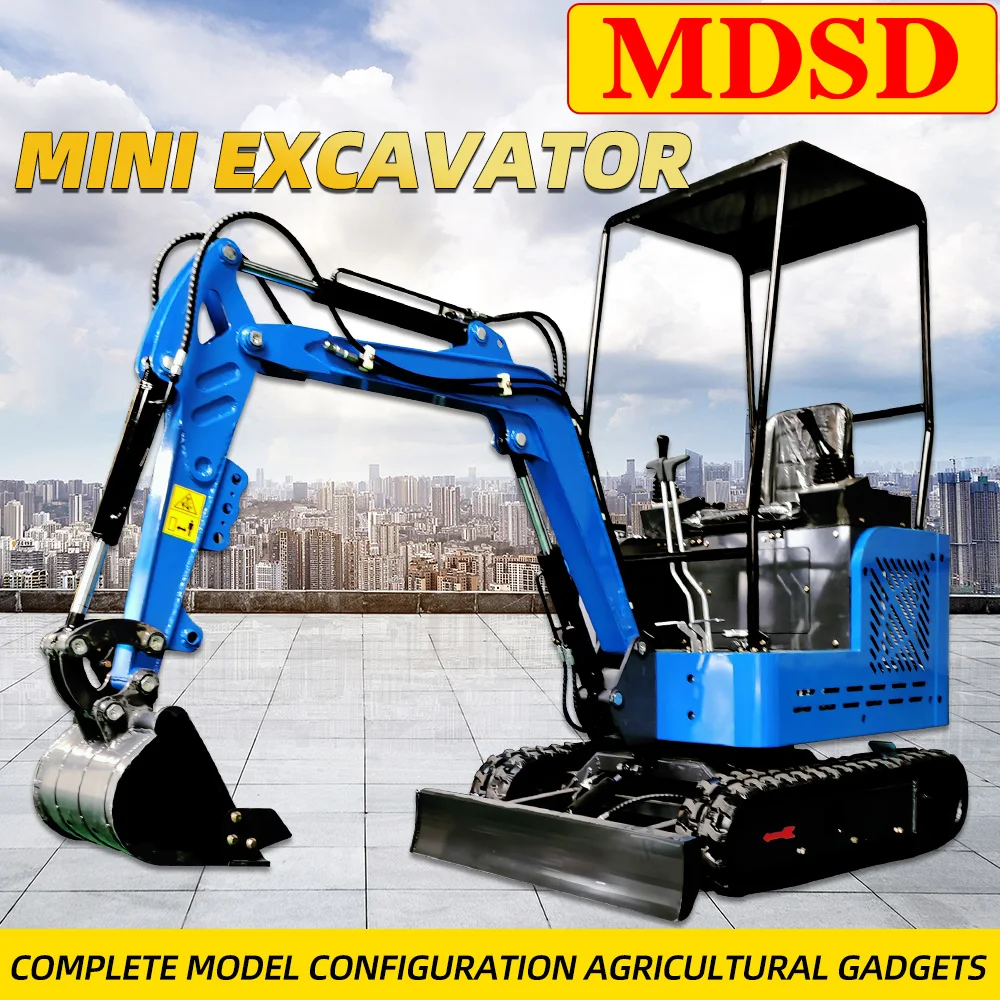 حفارة زراعية صغيرة مبيعات المصنع مباشرة 2 طن حفارة زاحفة صغيرة EPA EURO5 محرك حفارة هيدروليكية صغيرة للمزرعة