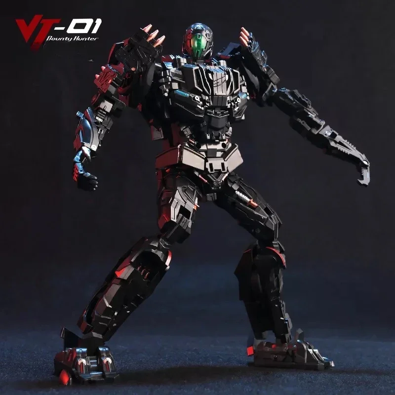 W MAGAZYNIE Transformation VISUAL TOYS VT-01 VT01 VT-01B Bounty Hunter Lockdown with Two Dogs Alloy Metal Action Figure Toy Gift