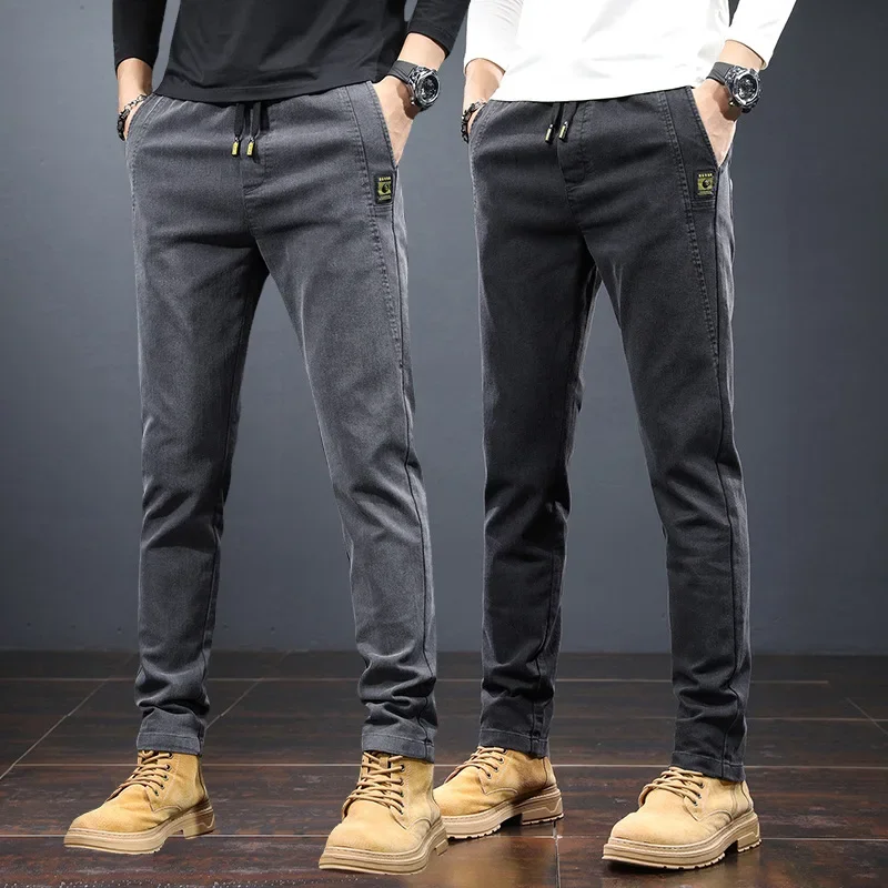 

Casual Pants For Men's New Loose Fitting Leggings, Harun Sports Thickened Work Pants, Men's Winter Trend Brand