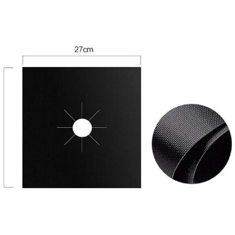 Penutup Pembakar A98G-8, Penutup Atas Kompor Yang Dapat Digunakan Kembali, Lapisan Pembakar Anti Lengket, Bantalan Insulasi Panas untuk Kompor Gas