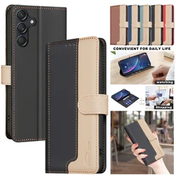 Cover Phone Case For Samsung Galaxy A16 A06 C55 M55 M15 F15 A05 A05s A15 A25 A35 A55 Wallet Friendly Magnetic Flip Leather Cases
