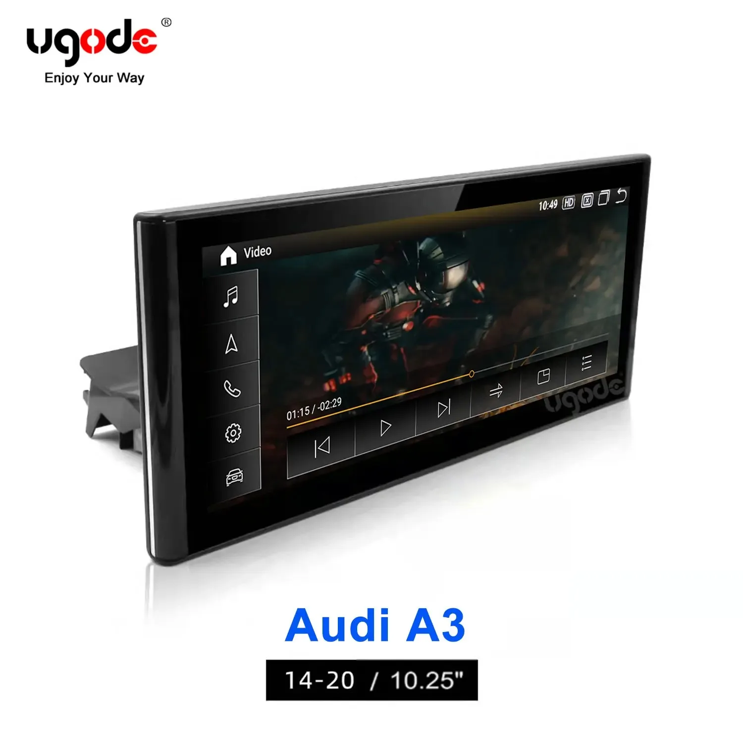 

Ugode Android 13 Snapdragon 680 Wireless CarPlay IPS Touch Screen For Audi A3 2014-2020 GPS Car Multimedia Player Stereo 4G WIFI