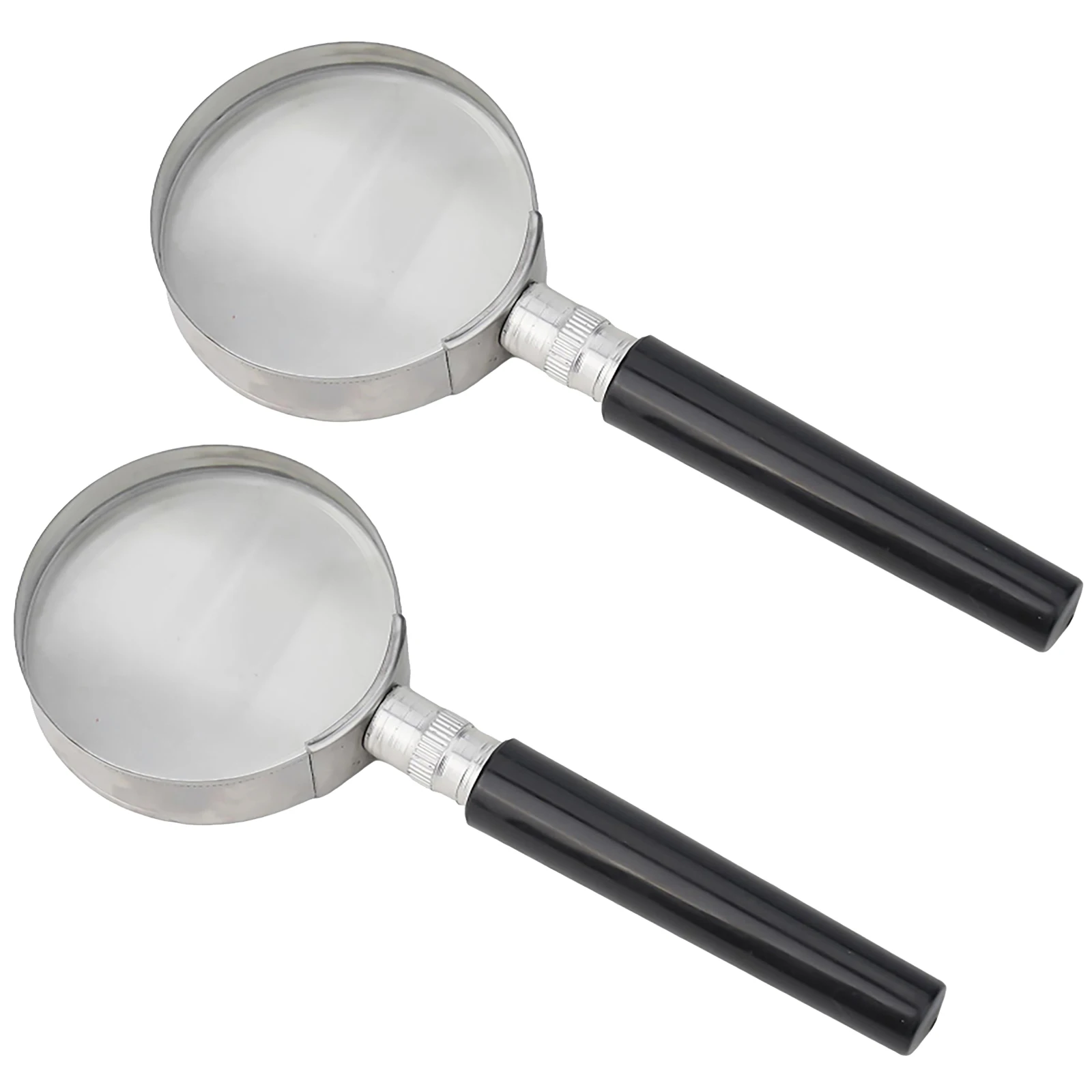 50mm Magnifier 5X Magnification Office Travel Clear Magnification Compact Design High-quality Metal Lightweight