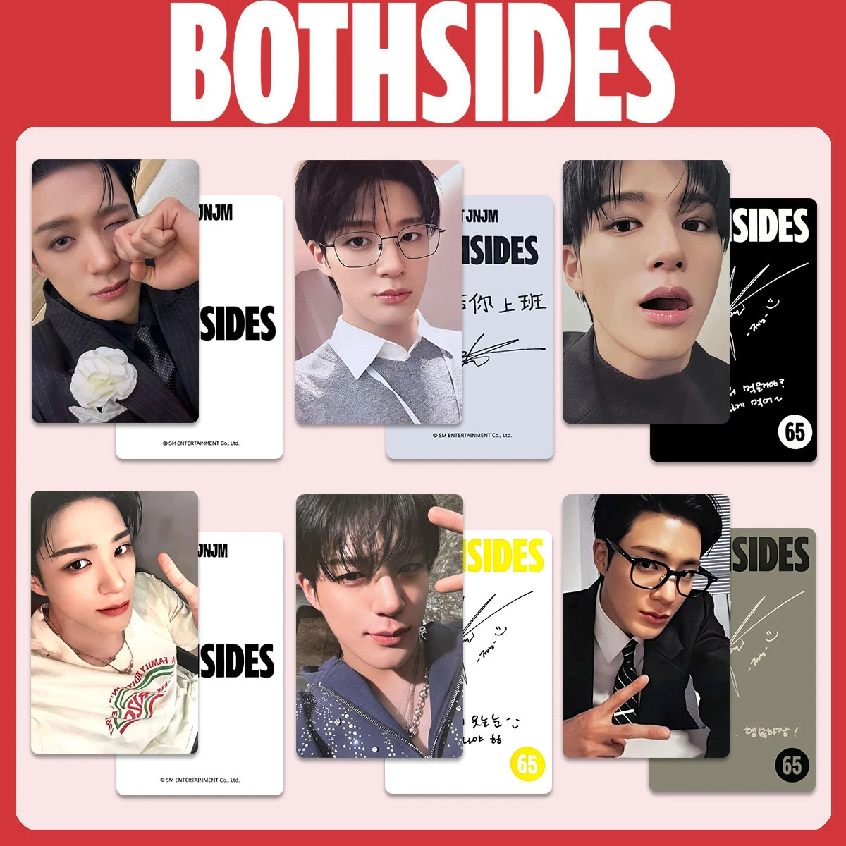 4/6 Popular Group NCT JNJM New Album BOTH SIDES Album Photo Cards