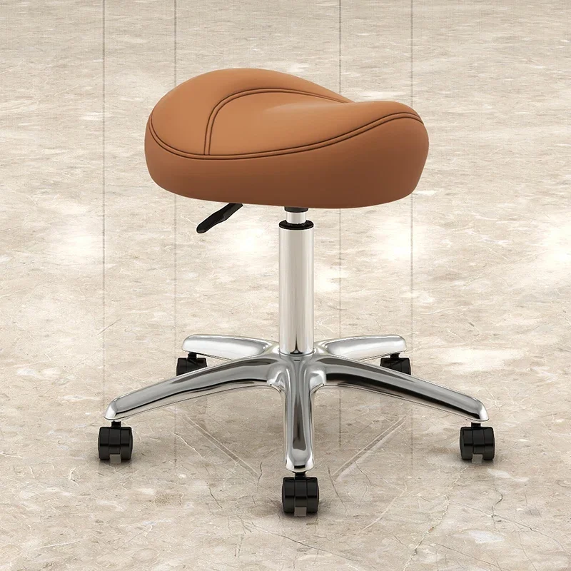 Beauty Salon Saddle Chair Furniture Barber Lifting Rotating Chair Tattood Manicure Chairs Barber Shop Hairdressing Bench Stools