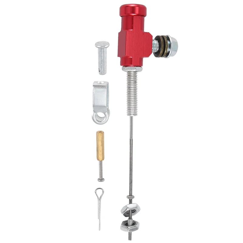 ABOK-دراجة نارية قابض هيدروليكي أسطوانة رئيسية قضيب الفرامل مضخة M10x1.25Mm الألومنيوم الأحمر #6