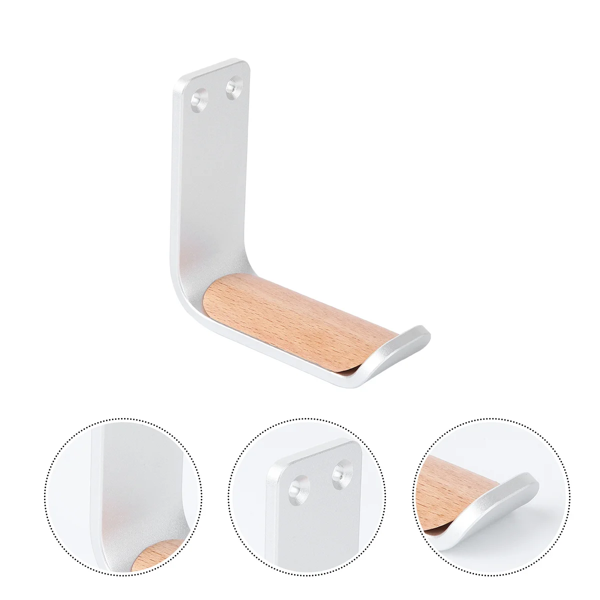 Metal Headphone Holder Premium Aluminium Alloy Desk Stand for Gaming Earphones Storage Rack Mount Organizer Silver