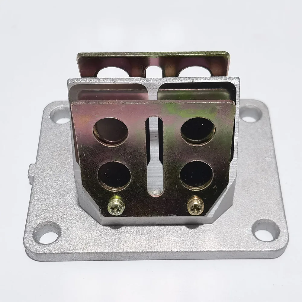 Reed Valve Block With Petals Membran Assy For YAMAHA DT125 RS125 DT 125 2 Stroke Moped Scooter Valves Motorcycle Parts Reeds