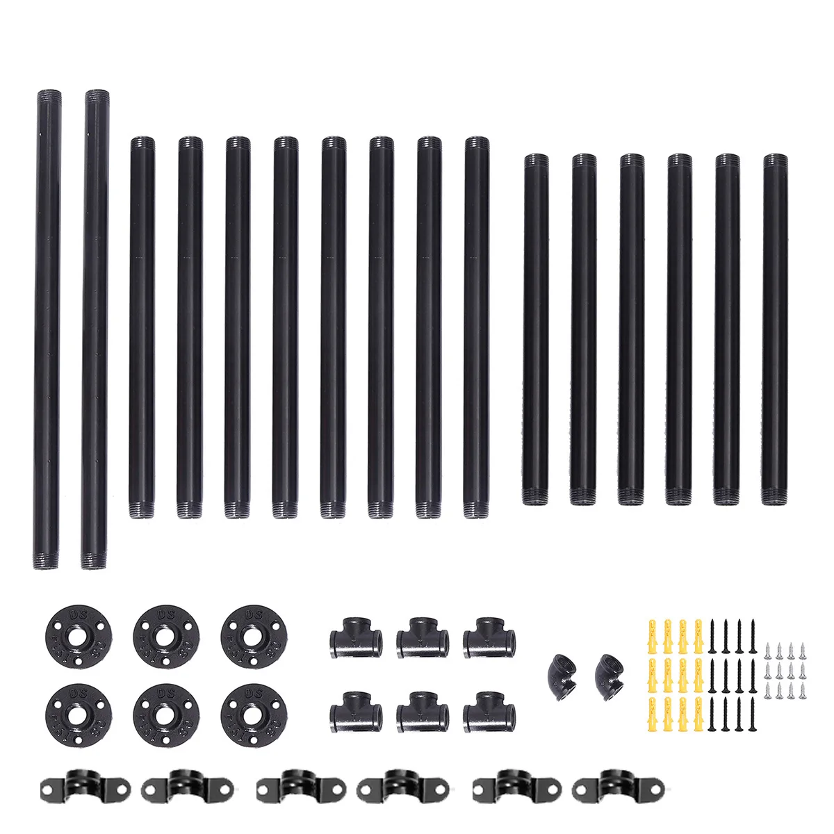 2-pieces-bricolage-tuyaux-etageres-noir-5-niveaux-etagere-meubles-industriels-support-d'etagere-murale-decor-a-la-maison-suspendus-etageres-de-rangement-tuyau-de-fer