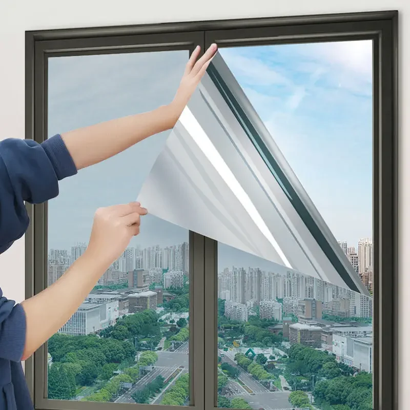 Window privacy film,glass sticker,one-way sunscreen thermal insulation film,anti-ultraviolet, anti-peep window film window tint