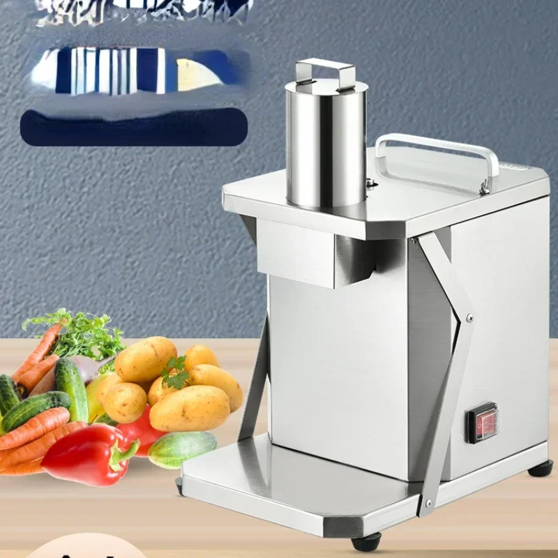 Stainless steel dicer, electric particle vegetable cutter, cafeteria fruit dicer tool, small size