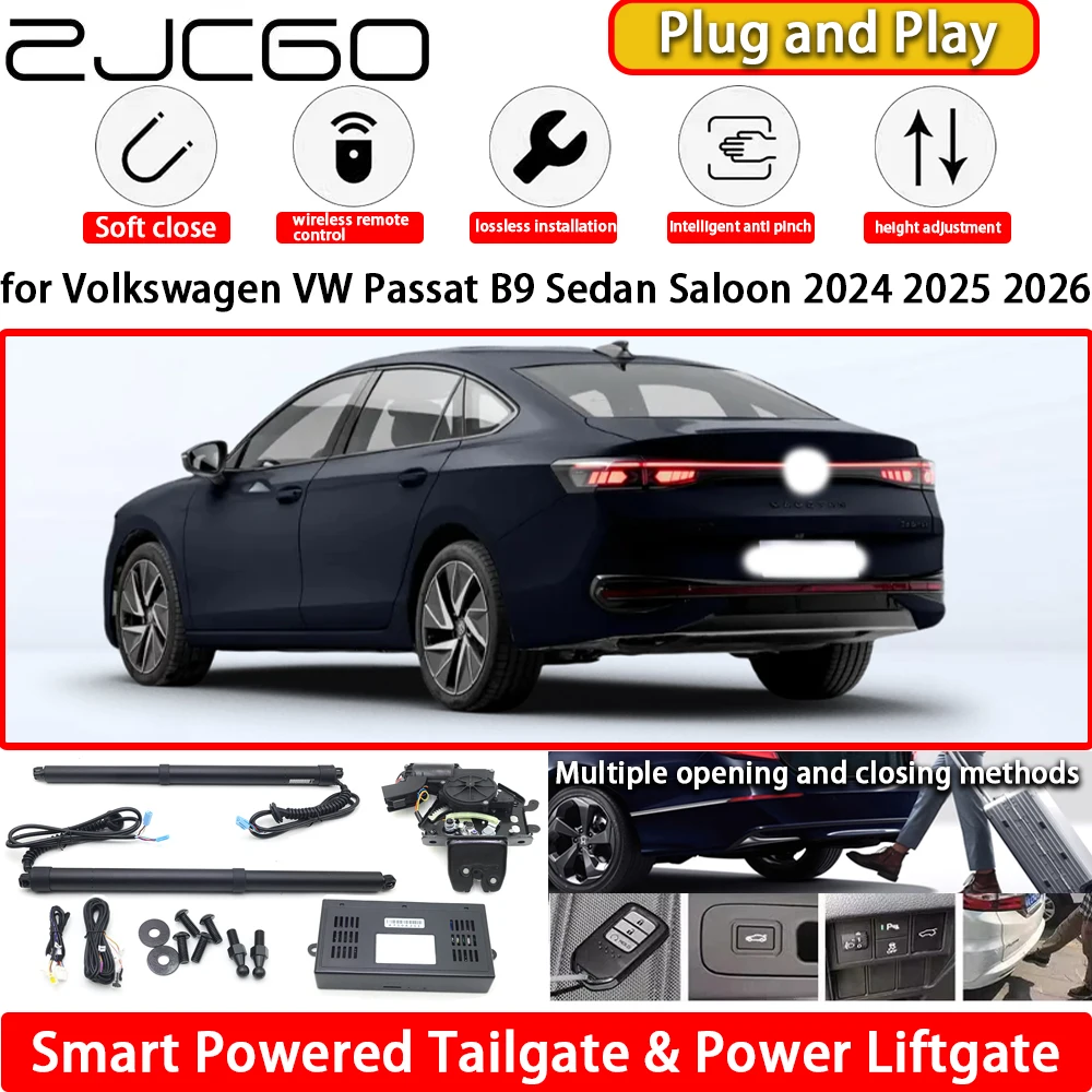 

for Volkswagen VW Passat B9 Sedan Saloon 2024 2025 2026 Auto Electric Powered Tailgate Power Liftgate Tail Gate Lift Kit System
