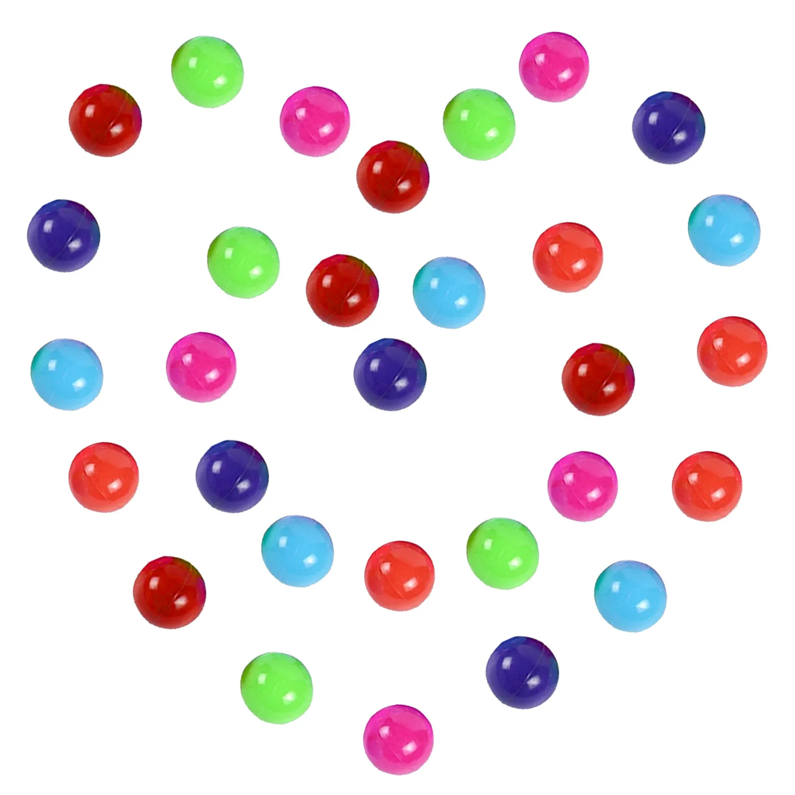 25 Piezas de Pelotas de Plástico para Piscina de Pelotas, 5.5 cm, Juego de Pelotas para Niños, 7-10 Colores Surtidos, para Tienda de Juegos, Piscina, Fiesta de Cumpleaños, Desarrollo Sensorial