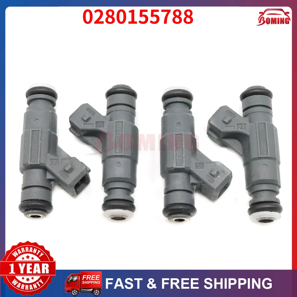 0280155788 EV-6-C AW330661 New Fuel Injectors Nozzle 4pcs/Lot for BMW R 1100 1150 1200 850 13711342366