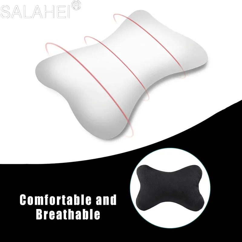 Car Headrest Neck Pillow Seat Belt Shoulder Pads Safety Cover for Renault RS Clio Scenic Logan Megane Koleos Sandero Safrane