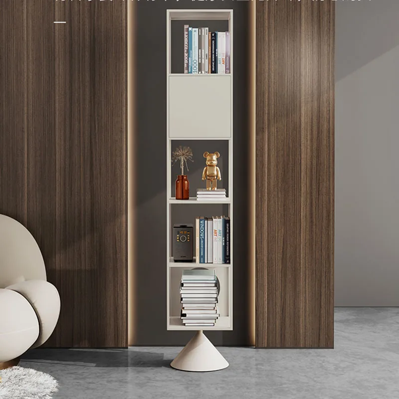 

Corner Floating Bookcase Display Cabinet Book Nook Modern Mainstays Storage Bookshelf Decor Moveis Para Sala Room Organizer