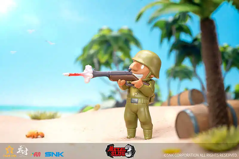 TUNSHI Studio METAL SLUG 3 شخصيات كرتونية سلسلة ألعاب الرماية اليابانية الكلاسيكية مجموعة الشكل هدية عيد ميلاد للأطفال اللعب