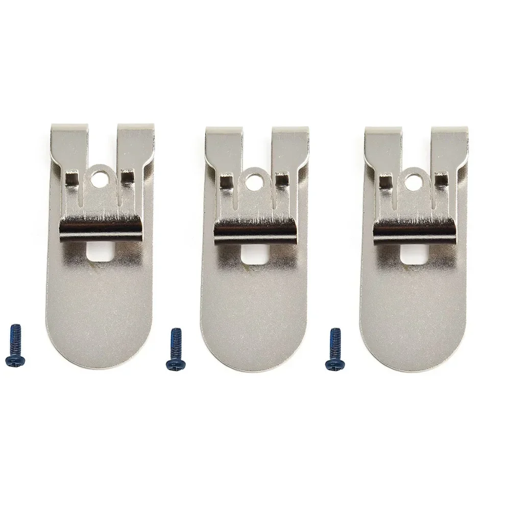 3 pezzi N 435687   Kit clip per gancio da cintura Clip da cintura con set di viti per DCF620 DCF620B DCF622 Accessori per utensili elettrici per fucile per cartongesso NUOVO