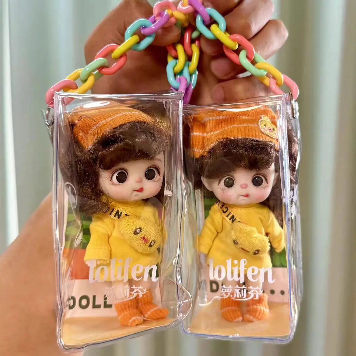 Kawaii Mini Pocket Doll Toys Animal Clothes Dress Up BJD Simulation Princess Dolls Educational Toys Girl Birthday Gifts