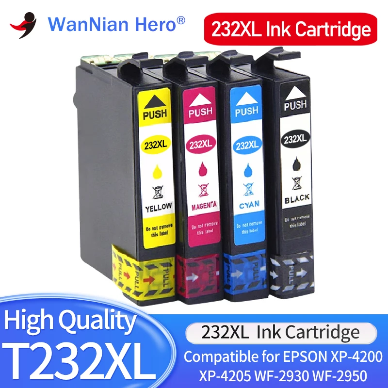 T232XL T232 232XL Compatible for Epson 232XL T232XL T232 232 Ink Cartridge for Epson XP-4200 XP-4205 WF-2930 WF-2950 printers