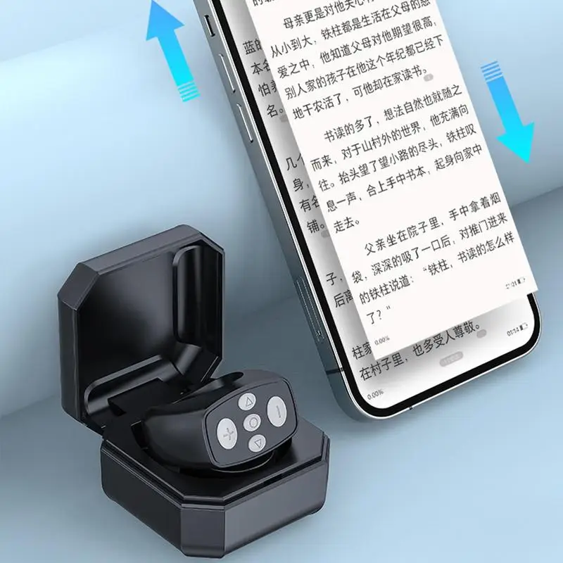 التحكم عن بعد App Page Turner كاميرا بلوتوث تسجيل الفيديو حلقات التمرير عن بعد للهواتف الذكية TIKtoks