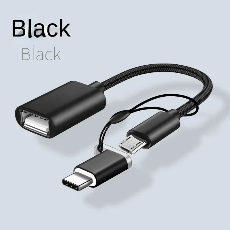 Câble adaptateur USB 3.0 de Type C, 2 en 1, Micro USB à USB 3.0, câble de chargement pour téléphone portable, convertisseur