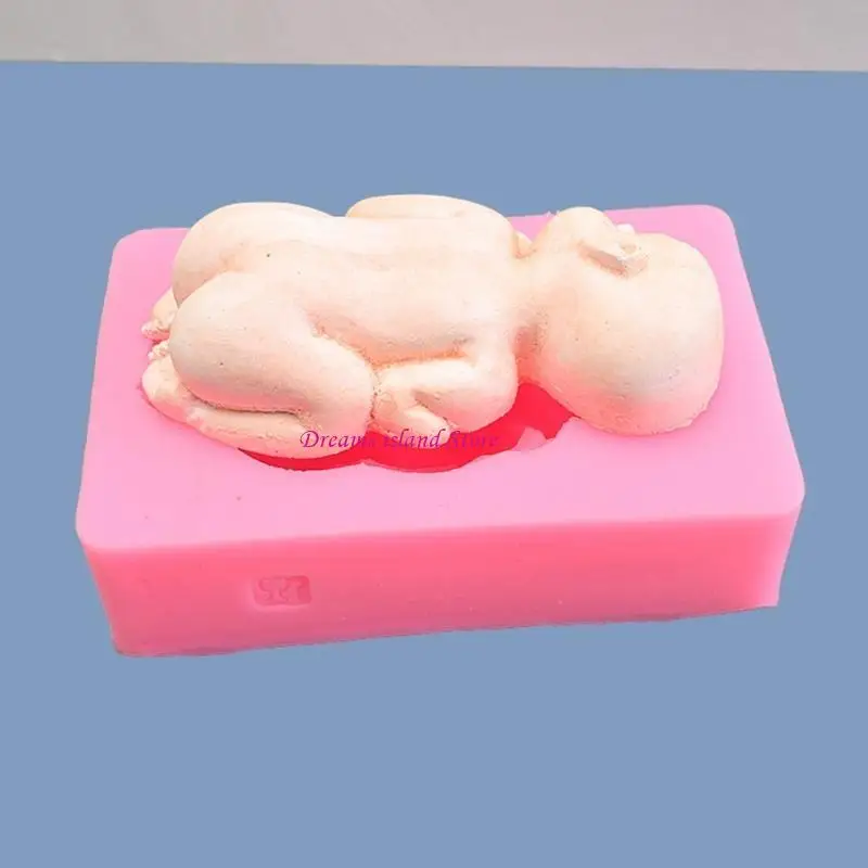 Babys Balloon Feet Fondant Cake Silicone Mold Baby Shower Cake Decorations HX6C