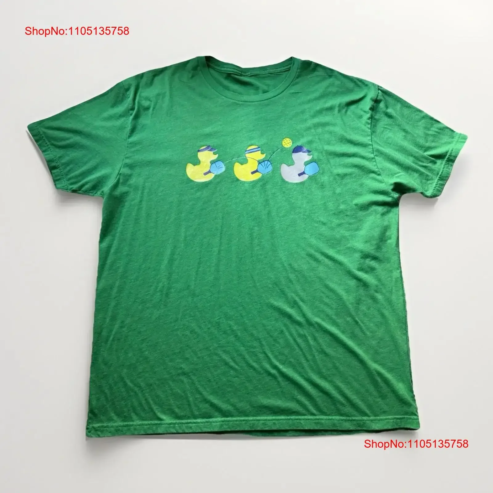 Pickleball T Shirt Men 2XL Duck Grey Green  Minnesota vintage Washed Soft Stylish graphic Casual Versatile streetwear