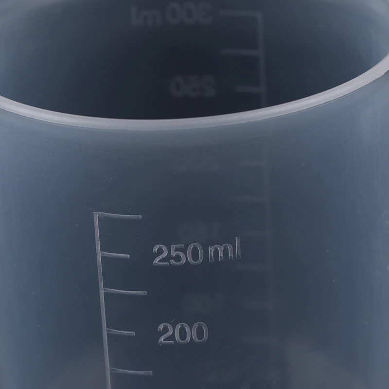 2Pcs/Lot 25/50/100/150/250ml Plastic Volumetric Beaker Measuring Cup Transparent Kitchen Laboratory Laboratory Study Supplies