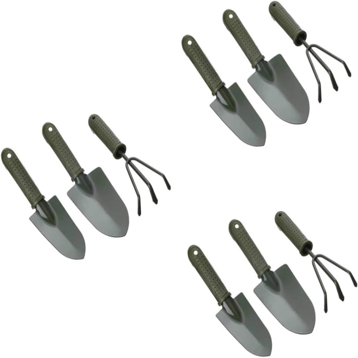 3Sets Shovel Rake Gardening Tool Garden Tools Gardening Rake Soil Loosening Tool Scoop Shovel Gardening Hand Tools Toy for  Gard