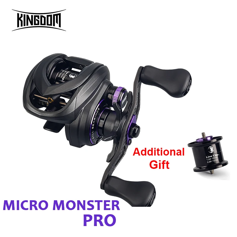 Kingdom Micro Monster Pro ベイトキャスティング フィッシング リール