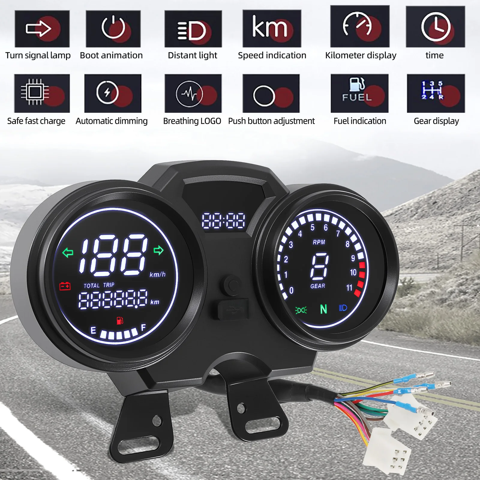 AD Motorcycle Digital Board Un - đánh giá và giá Motorcycle Gear Jammer