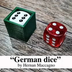 German Dice By Hernan Maccagno Close Up Magic Trick Magia Magie Magica Magicians Prop Accessory Illusion Gimmick Tutorial