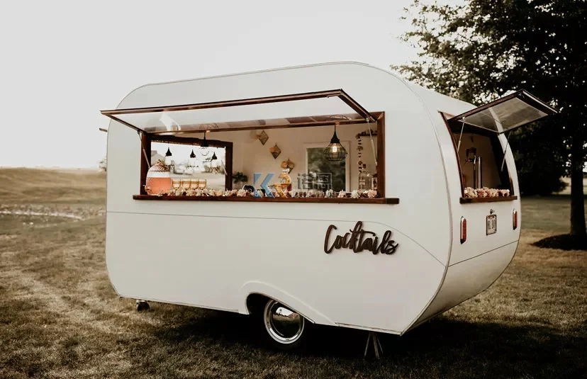 New Designed Mobile Food Truck Trailer For Sale Fryer Chicken Fast Food Cart