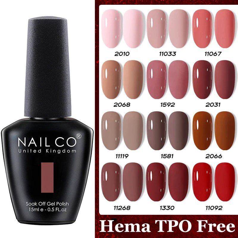 NAILCO 15 مللي بولي يوريثان الحرة هيما الحرة هلام طلاء الأظافر فيرنيس شبه دائم الأشعة فوق البنفسجية ورنيش رسومات أظافر مانيكير جل بوليش قاعدة علوية لوازم #1